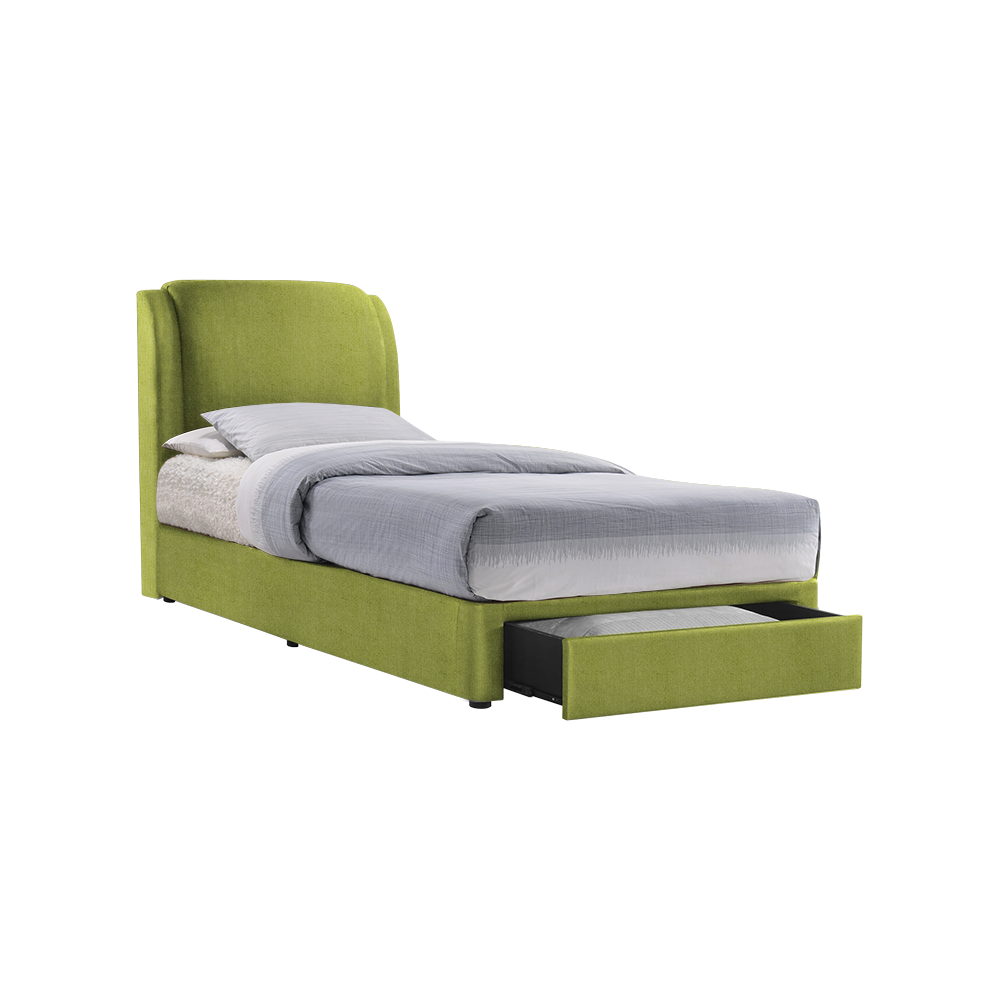 ALFRED - Mix & Match Divan Bed Frame (with drawer) - Single / Super Single / Queen / King