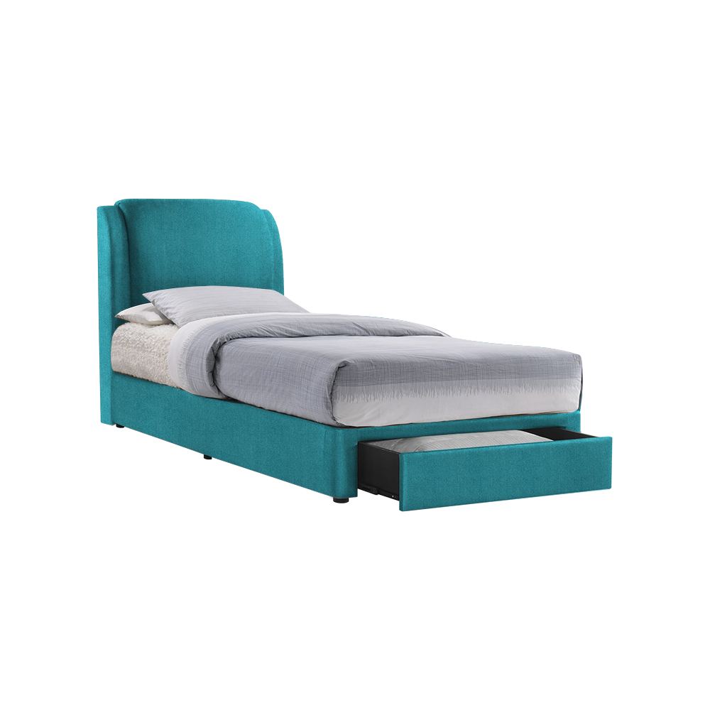 ALFRED - Mix & Match Divan Bed Frame (with drawer) - Single / Super Single / Queen / King
