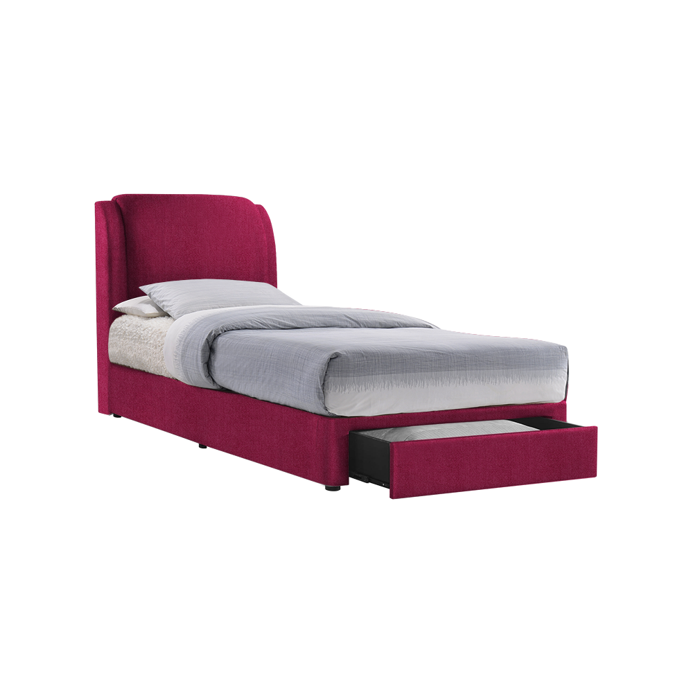 ALFRED - Mix & Match Divan Bed Frame (with drawer) - Single / Super Single / Queen / King