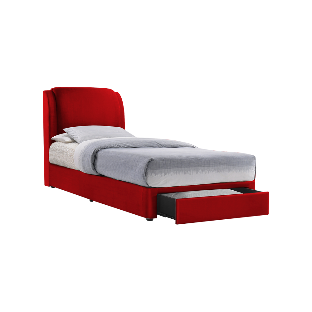 ALFRED - Mix & Match Divan Bed Frame (with drawer) - Single / Super Single / Queen / King