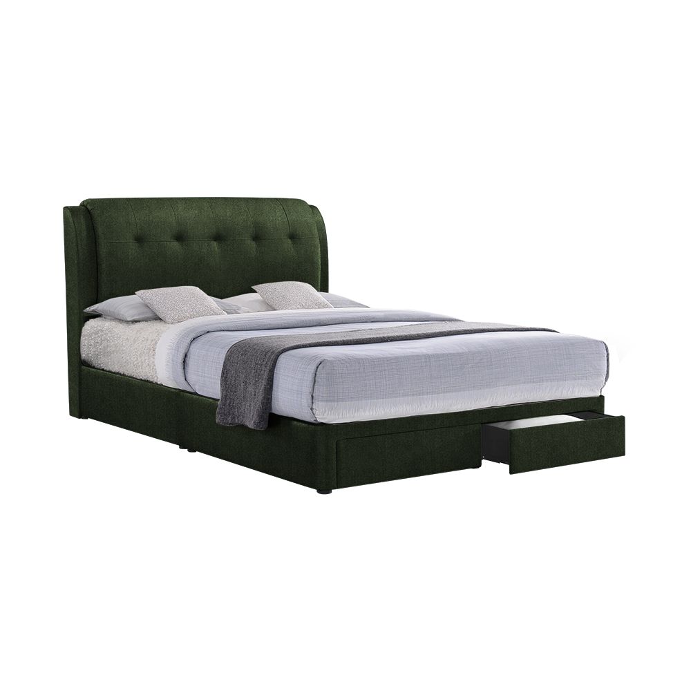 BENTLEY - Mix & Match Divan Bed Frame (with drawer) - Single / Super Single / Queen / King