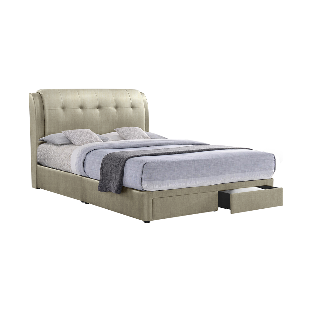 BENTLEY - Mix & Match Divan Bed Frame (with drawer) - Single / Super Single / Queen / King