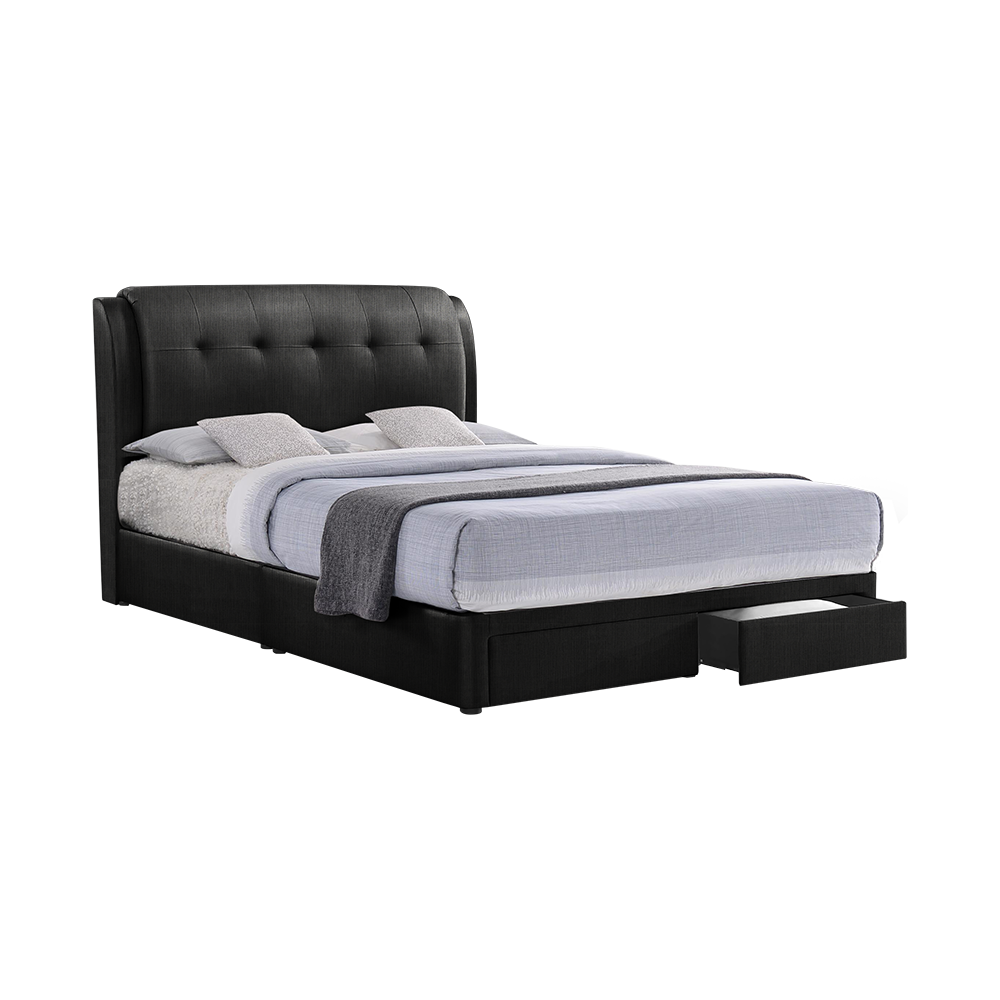 BENTLEY - Mix & Match Divan Bed Frame (with drawer) - Single / Super Single / Queen / King