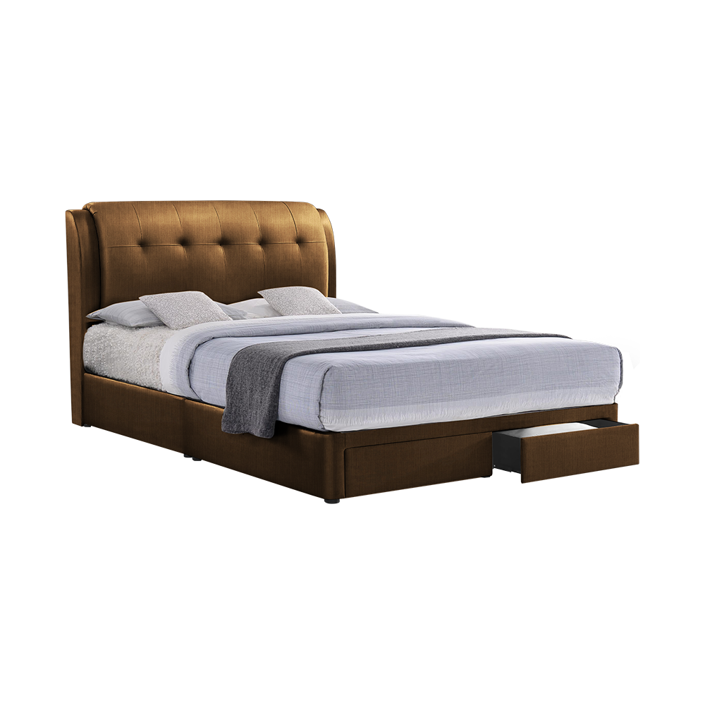 BENTLEY - Mix & Match Divan Bed Frame (with drawer) - Single / Super Single / Queen / King
