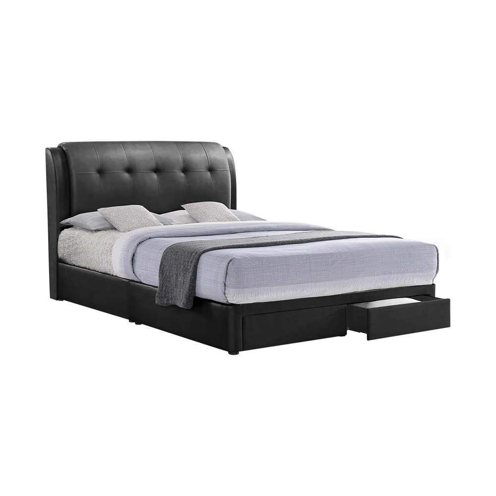 BENTLEY - Mix & Match Divan Bed Frame (with drawer) - Single / Super Single / Queen / King