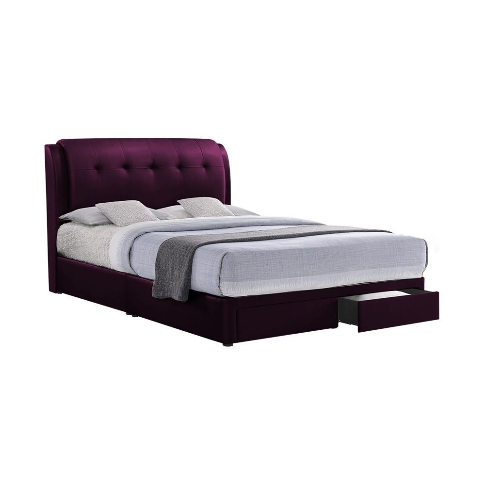 BENTLEY - Mix & Match Divan Bed Frame (with drawer) - Single / Super Single / Queen / King