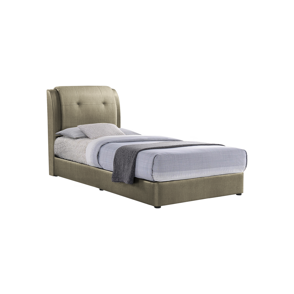 BENTLEY - Mix & Match Divan Bed Frame (without drawer) - Single / Super Single / Queen / King