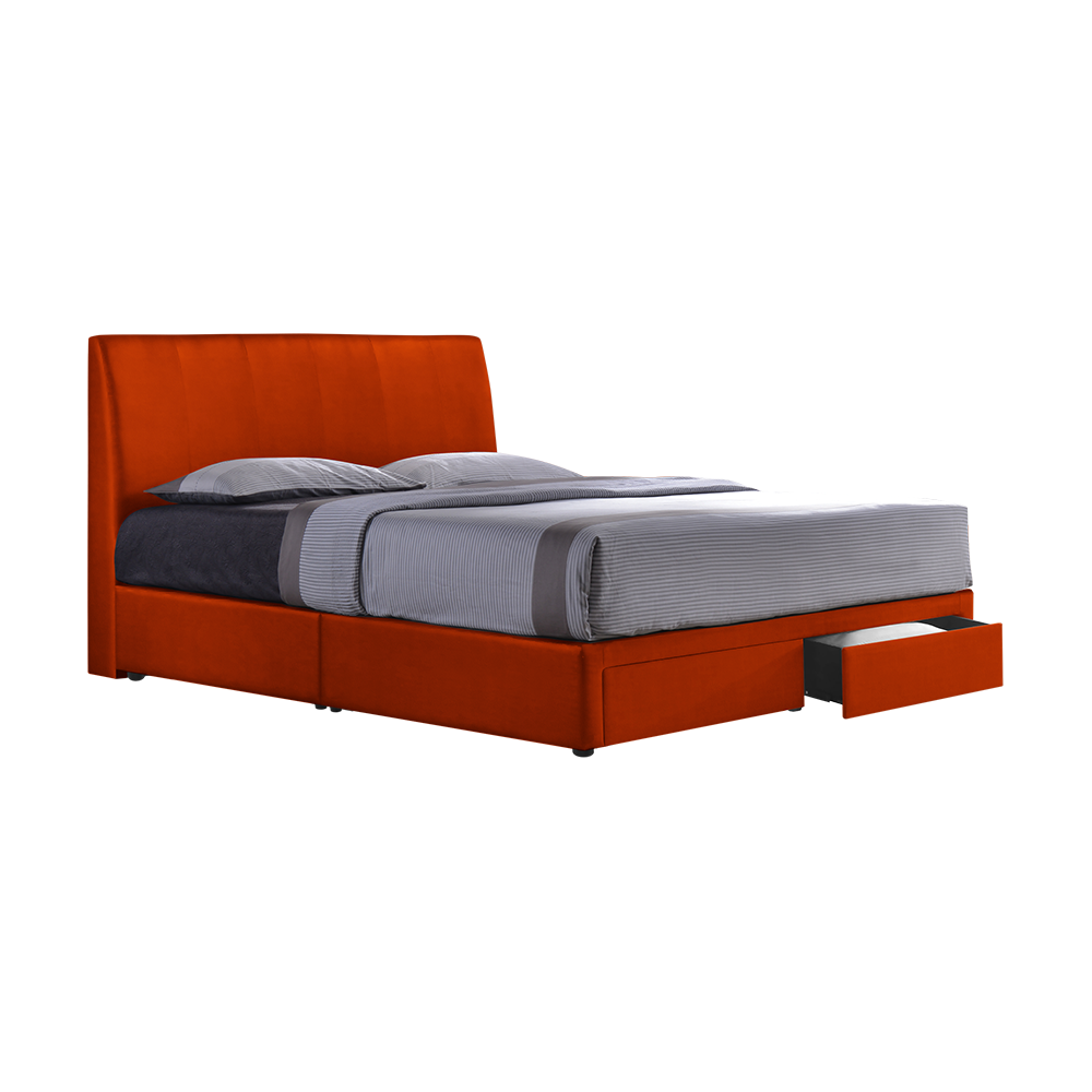 CAIRO - Mix & Match Divan Bed Frame (with drawer) - Single / Super Single / Queen / King