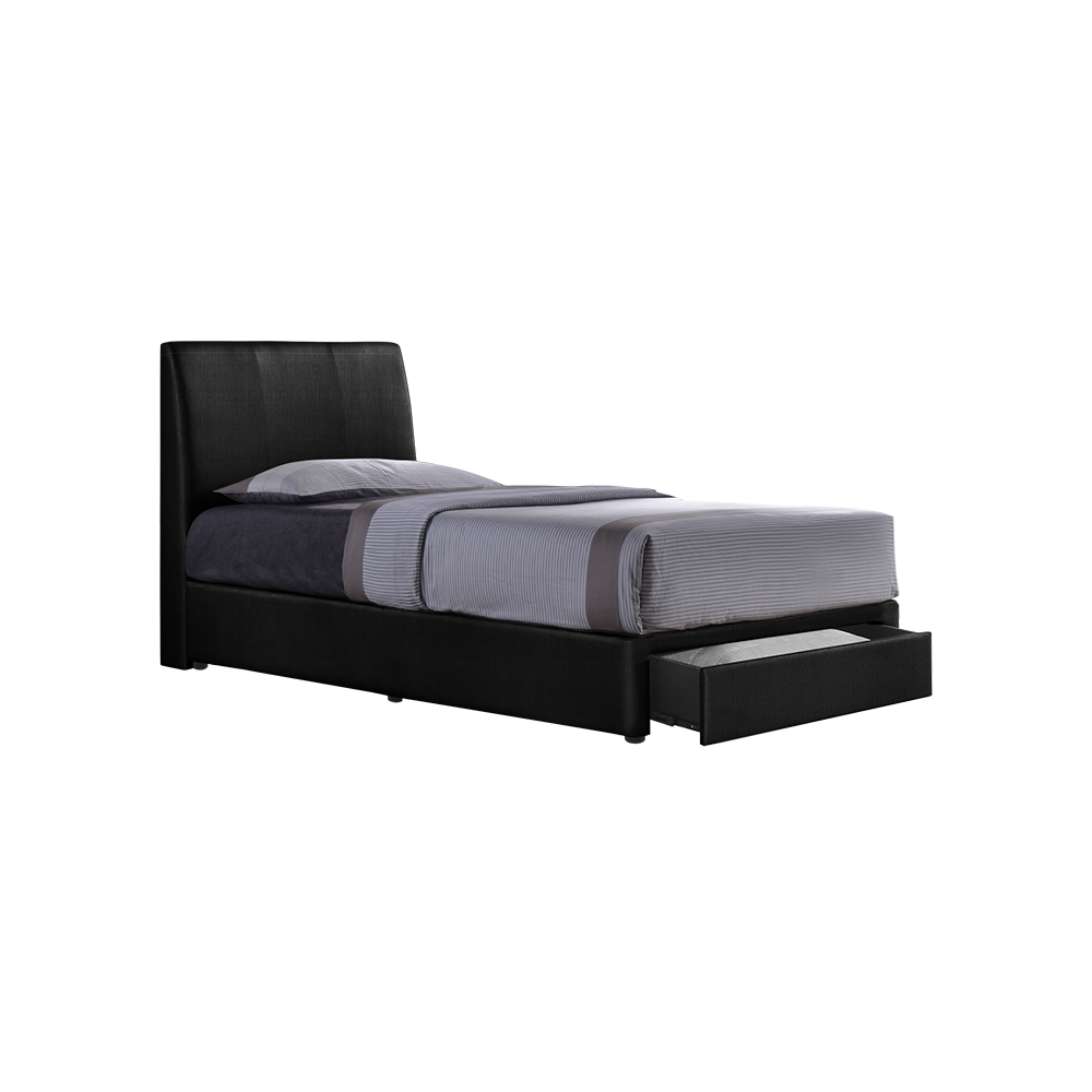 CAIRO - Mix & Match Divan Bed Frame (with drawer) - Single / Super Single / Queen / King