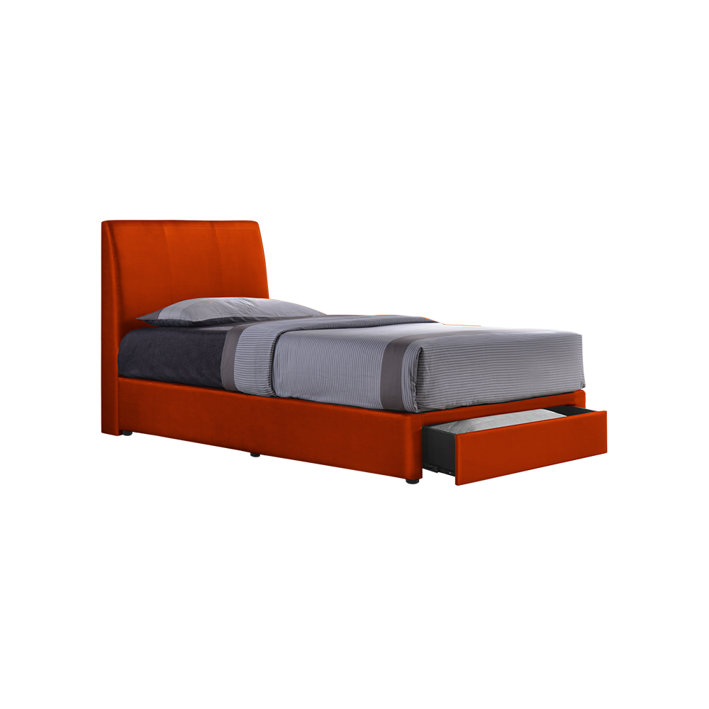 CAIRO - Mix & Match Divan Bed Frame (with drawer) - Single / Super Single / Queen / King
