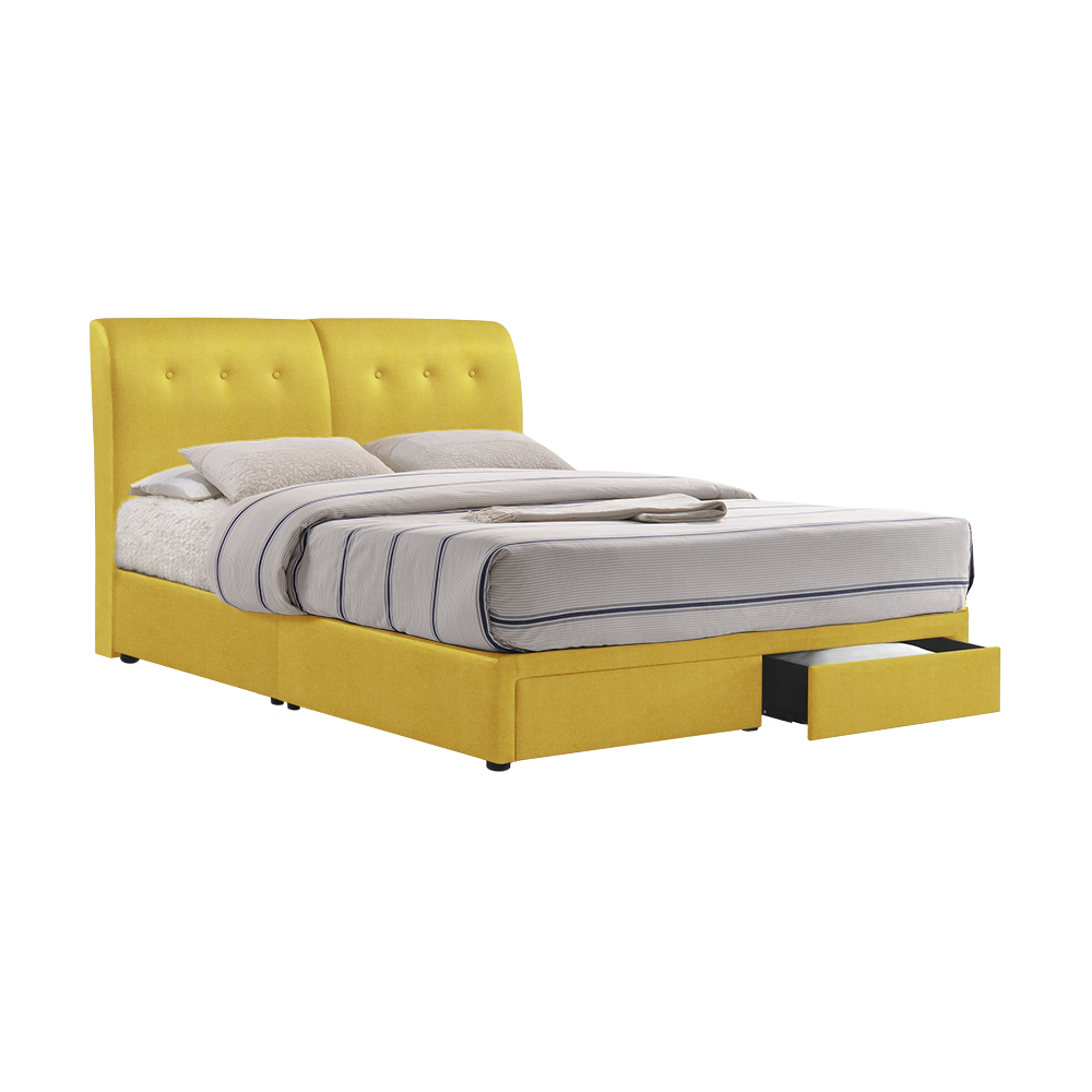 CLINTON - Mix & Match Divan Bed Frame (with drawer) - Single / Super Single / Queen / King