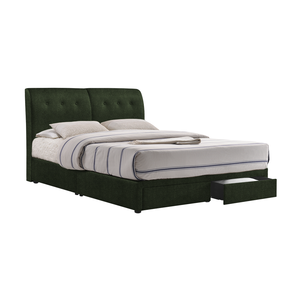 CLINTON - Mix & Match Divan Bed Frame (with drawer) - Single / Super Single / Queen / King