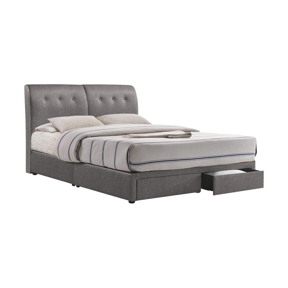 CLINTON - Mix & Match Divan Bed Frame (with drawer) - Single / Super Single / Queen / King