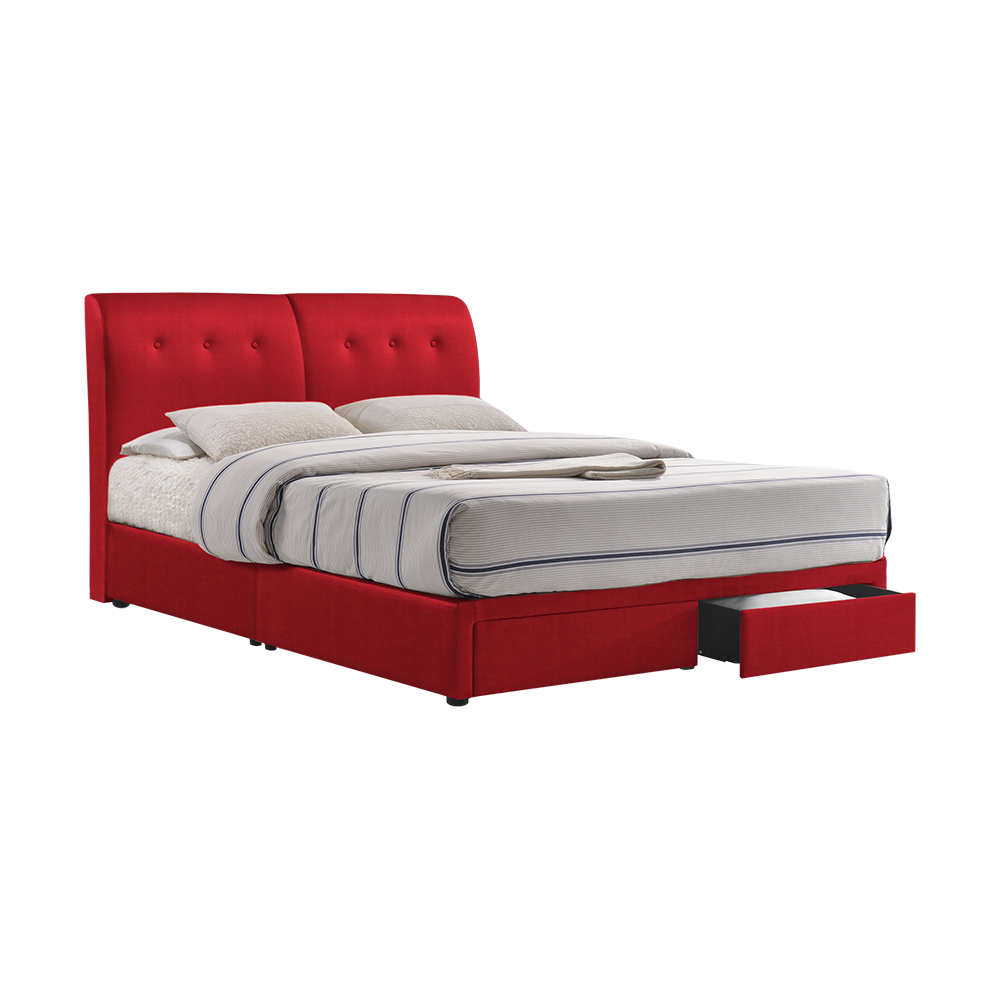 CLINTON - Mix & Match Divan Bed Frame (with drawer) - Single / Super Single / Queen / King