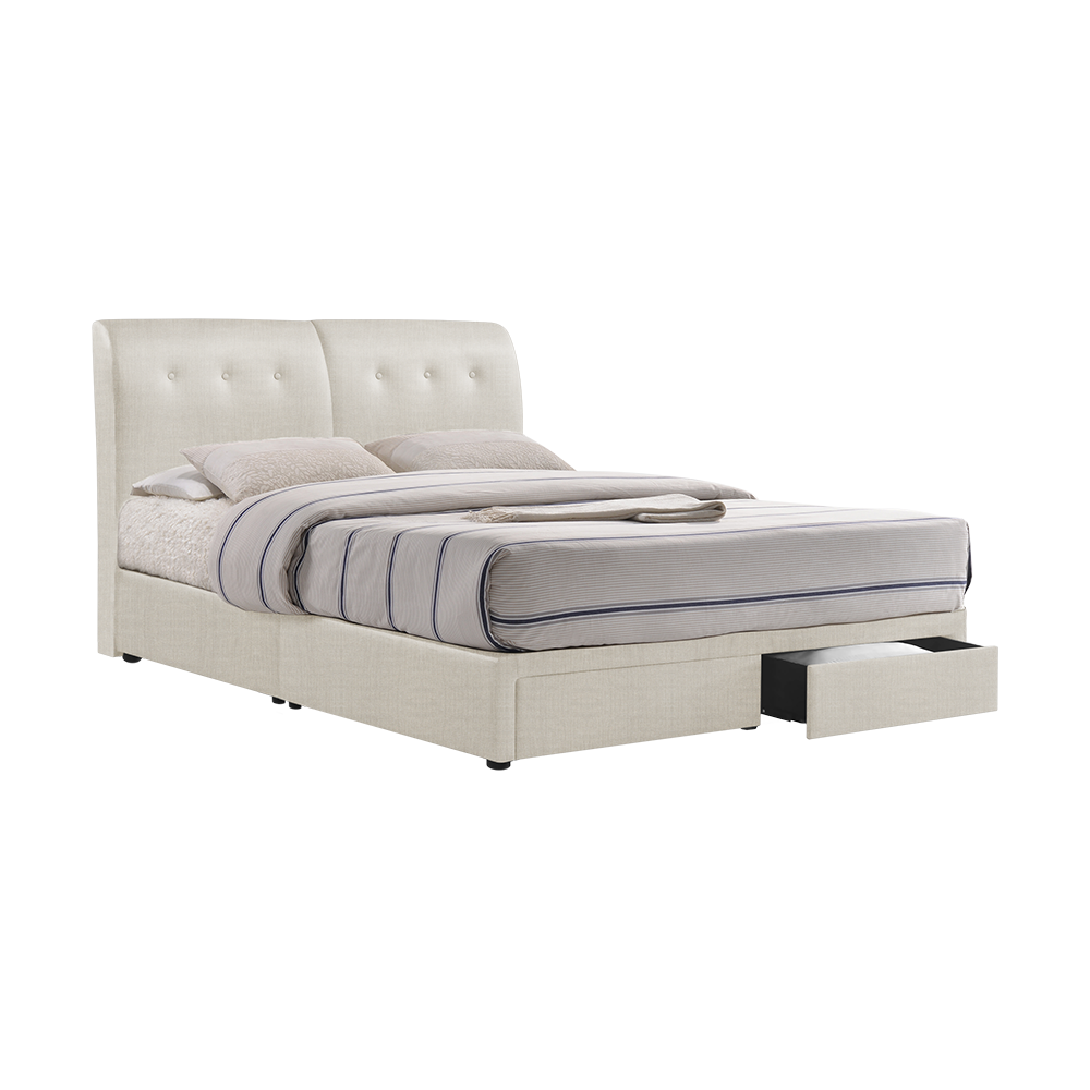 CLINTON - Mix & Match Divan Bed Frame (with drawer) - Single / Super Single / Queen / King