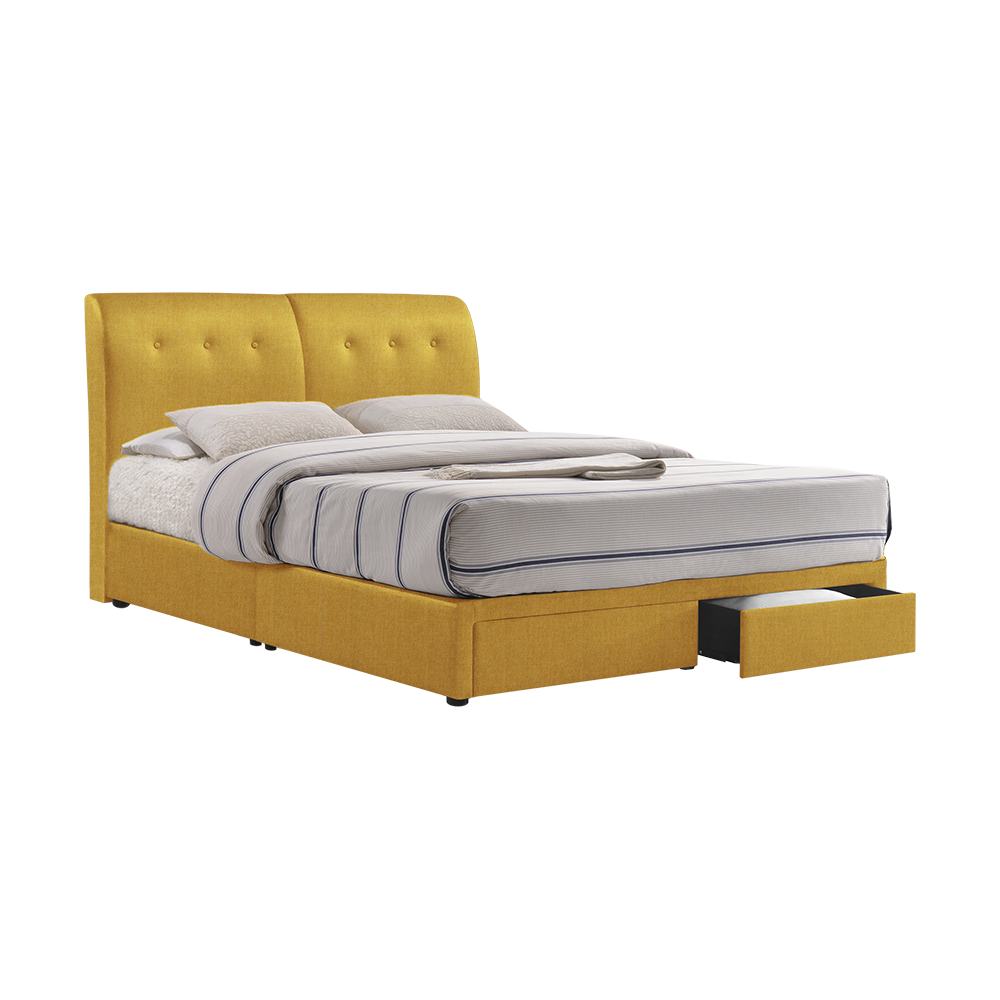 CLINTON - Mix & Match Divan Bed Frame (with drawer) - Single / Super Single / Queen / King