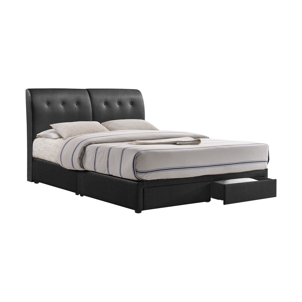 CLINTON - Mix & Match Divan Bed Frame (with drawer) - Single / Super Single / Queen / King