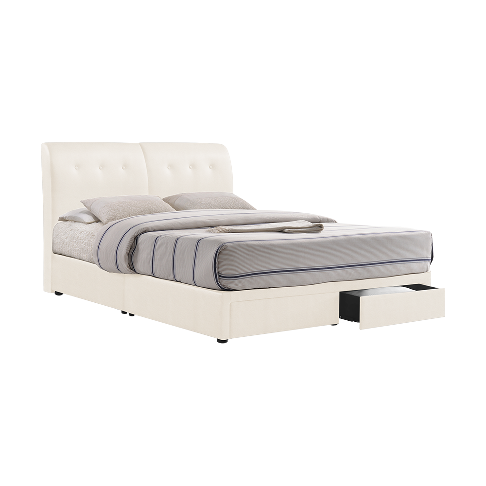 CLINTON - Mix & Match Divan Bed Frame (with drawer) - Single / Super Single / Queen / King