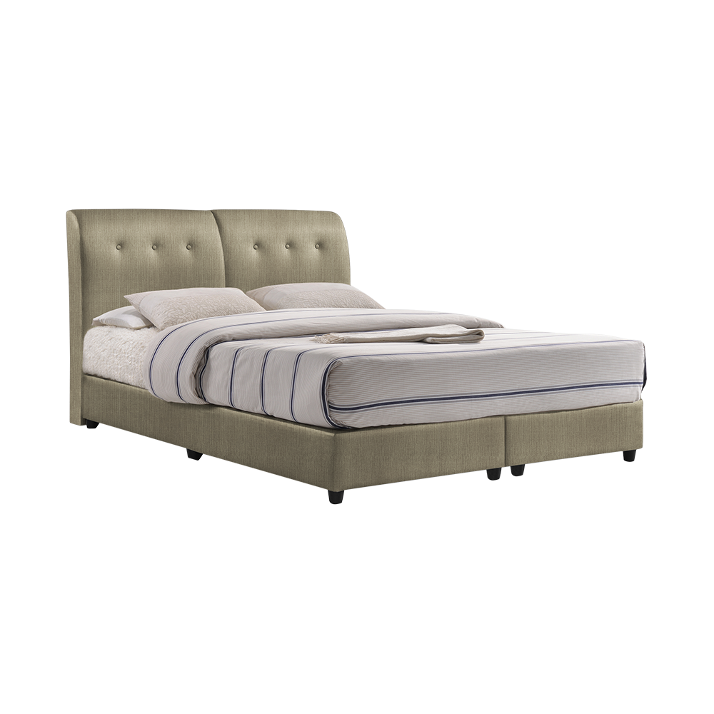 CLINTON - Mix & Match Divan Bed Frame (without drawer) - Single / Super Single / Queen / King