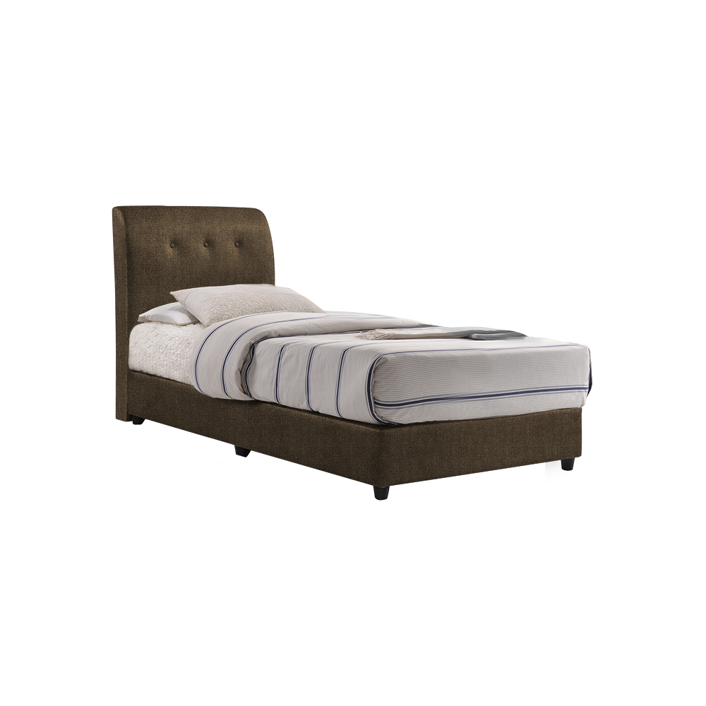 CLINTON - Mix & Match Divan Bed Frame (without drawer) - Single / Super Single / Queen / King