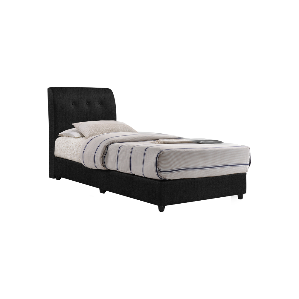 CLINTON - Mix & Match Divan Bed Frame (without drawer) - Single / Super Single / Queen / King