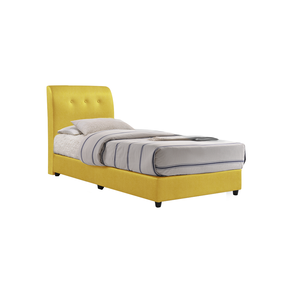 CLINTON - Mix & Match Divan Bed Frame (without drawer) - Single / Super Single / Queen / King