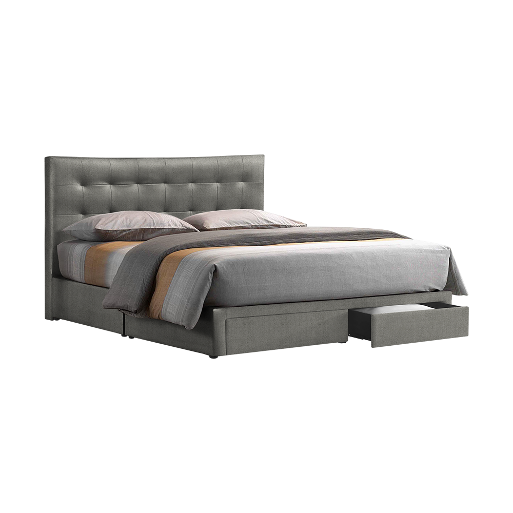 CLOE - Mix & Match Divan Bed Frame (with drawer) - Single / Super Single / Queen / King