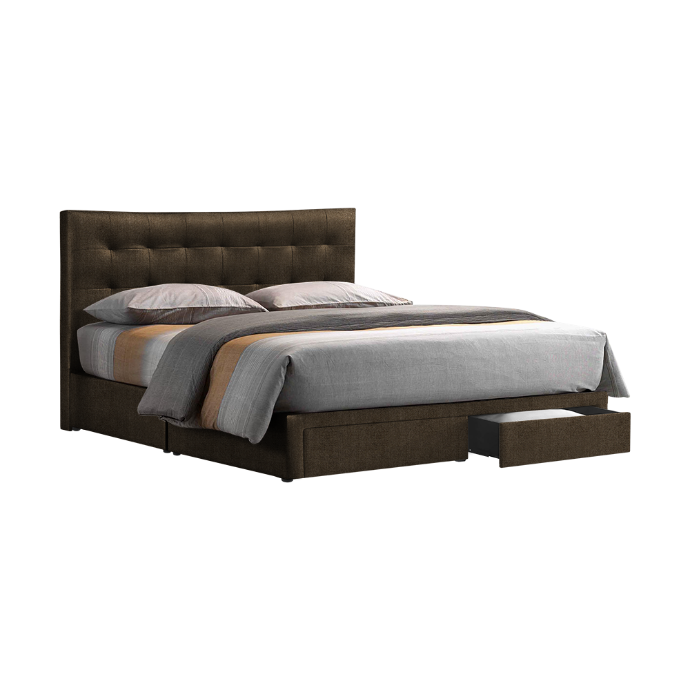 CLOE - Mix & Match Divan Bed Frame (with drawer) - Single / Super Single / Queen / King