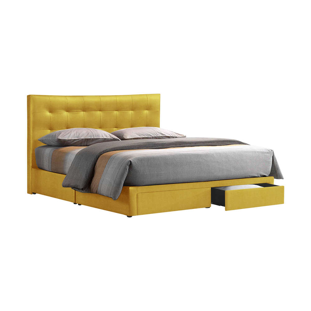 CLOE - Mix & Match Divan Bed Frame (with drawer) - Single / Super Single / Queen / King