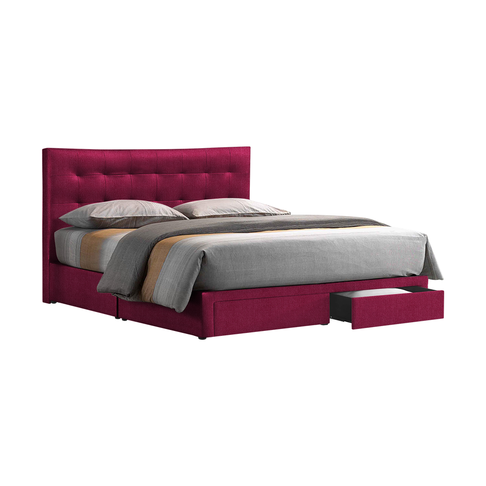CLOE - Mix & Match Divan Bed Frame (with drawer) - Single / Super Single / Queen / King