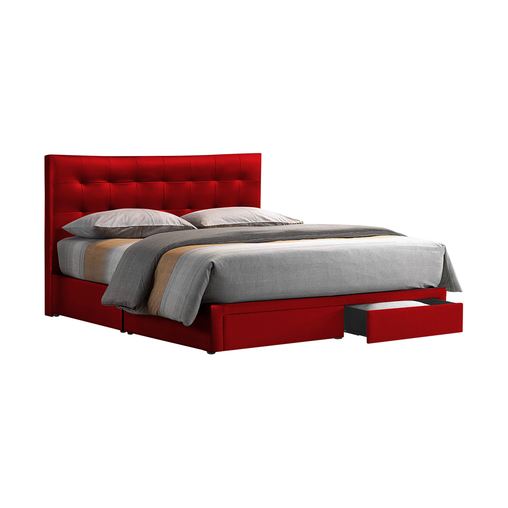 CLOE - Mix & Match Divan Bed Frame (with drawer) - Single / Super Single / Queen / King