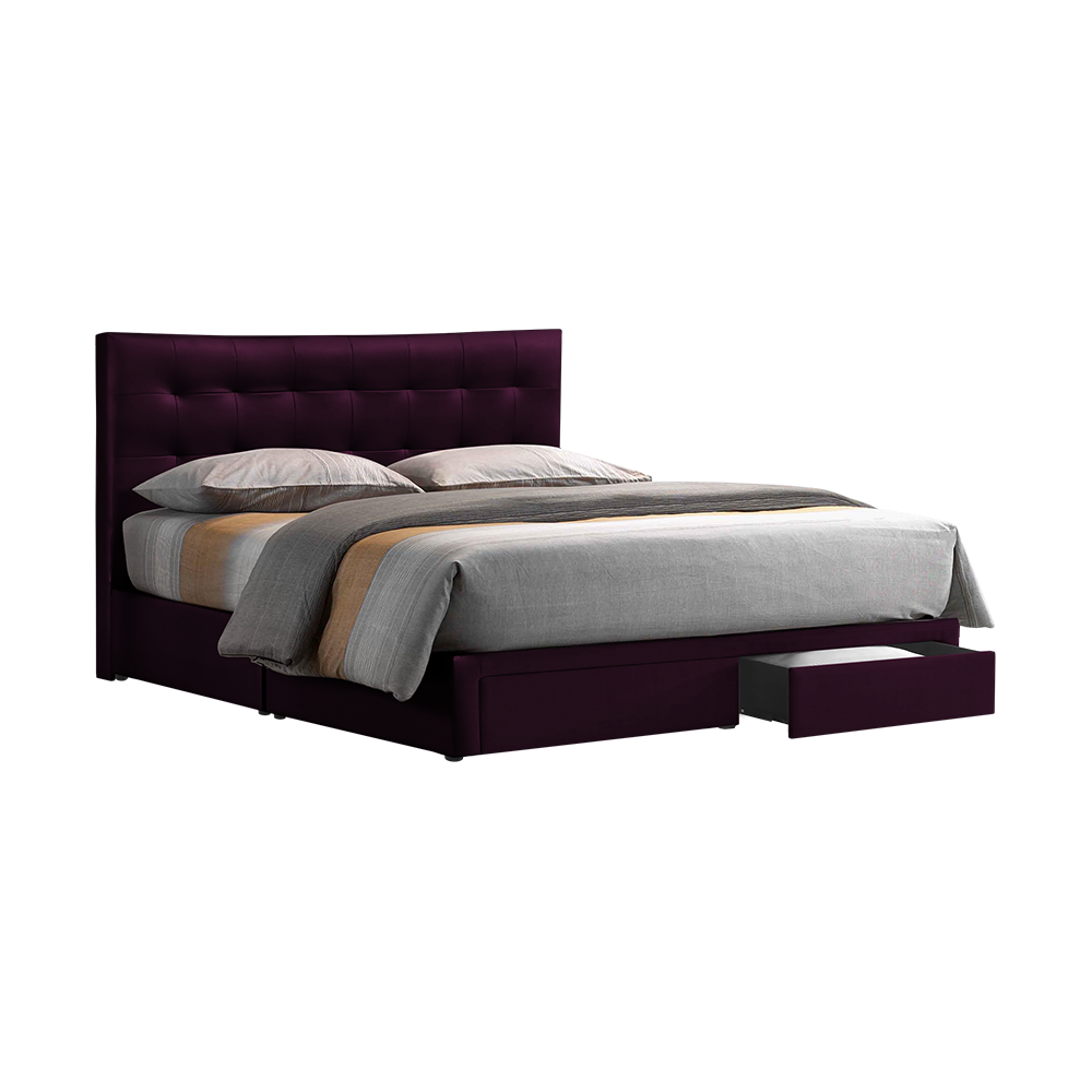 CLOE - Mix & Match Divan Bed Frame (with drawer) - Single / Super Single / Queen / King