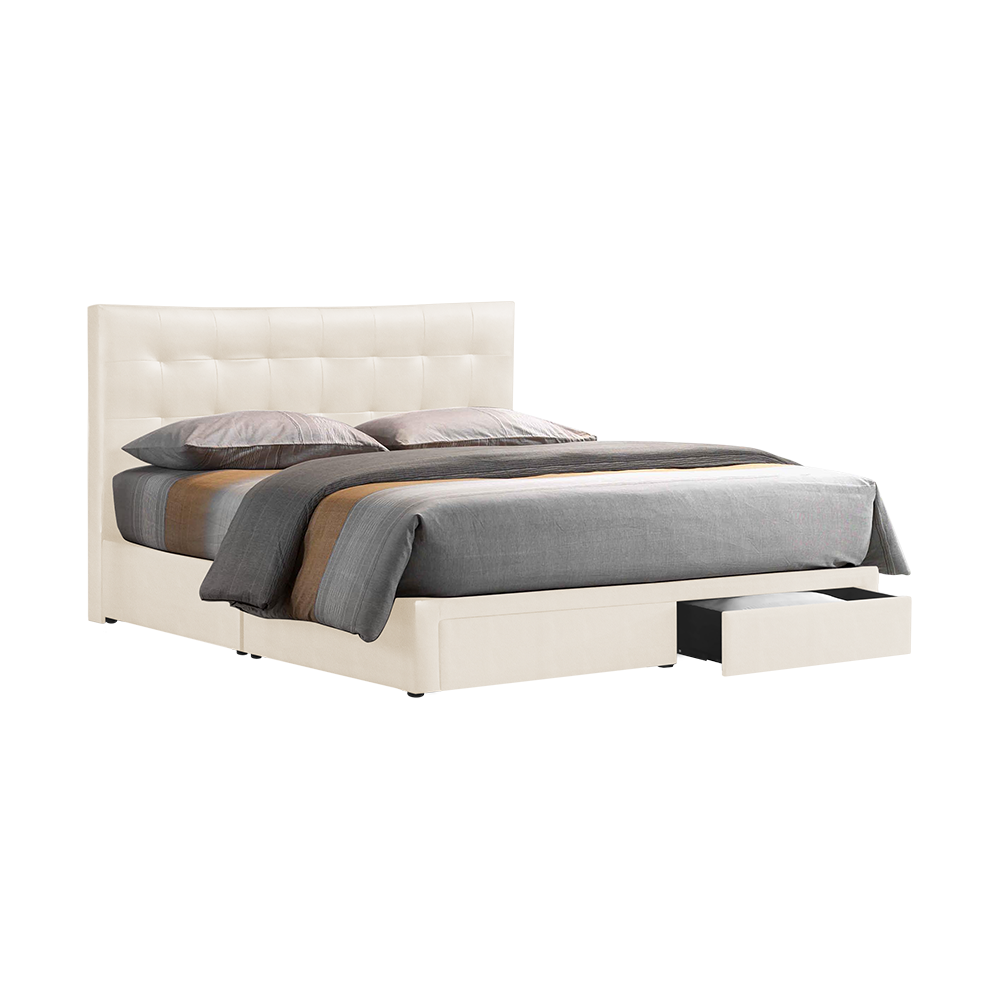 CLOE - Mix & Match Divan Bed Frame (with drawer) - Single / Super Single / Queen / King
