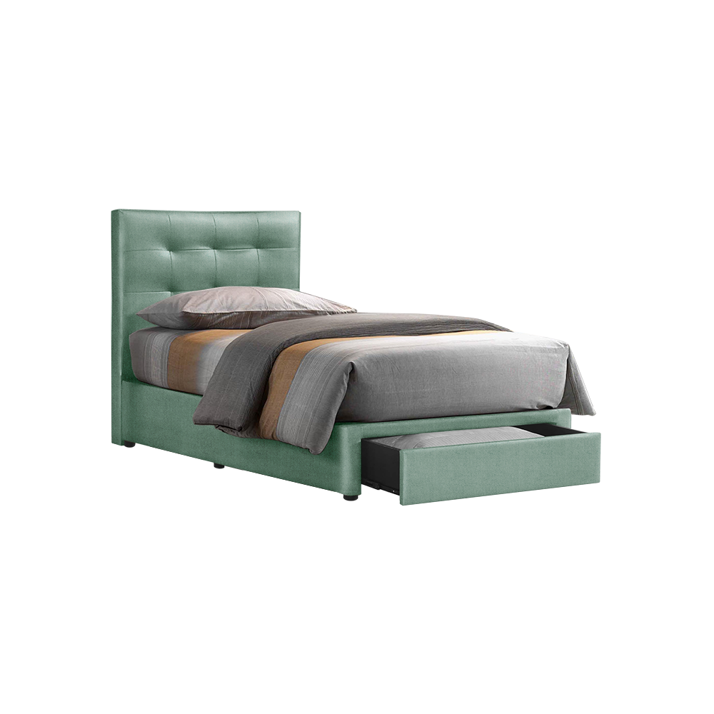 CLOE - Mix & Match Divan Bed Frame (with drawer) - Single / Super Single / Queen / King