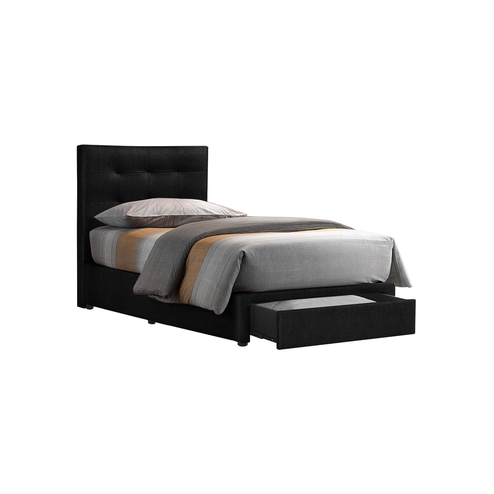 CLOE - Mix & Match Divan Bed Frame (with drawer) - Single / Super Single / Queen / King