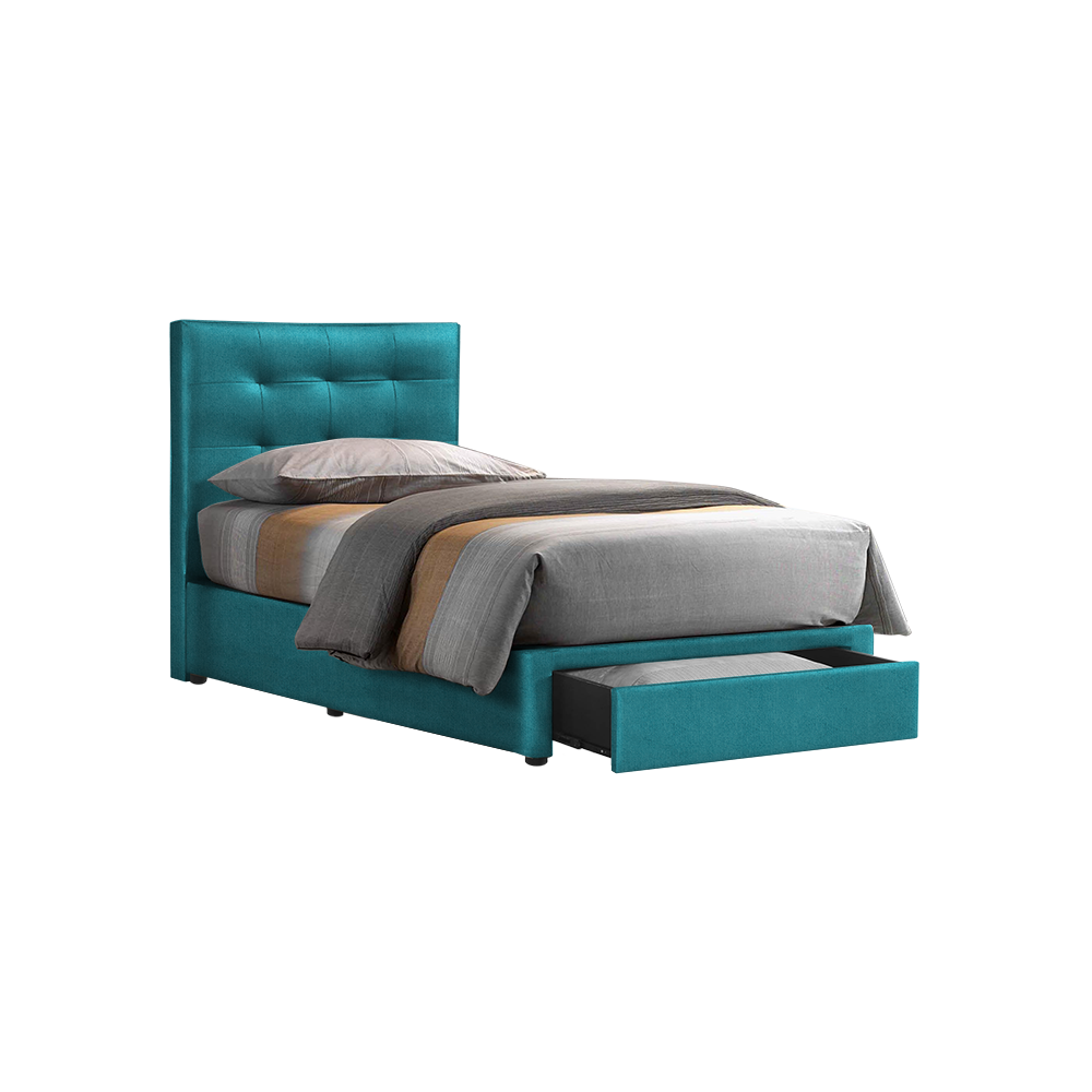 CLOE - Mix & Match Divan Bed Frame (with drawer) - Single / Super Single / Queen / King