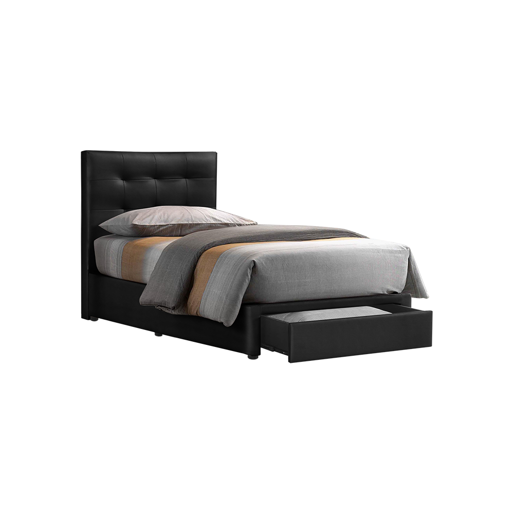 CLOE - Mix & Match Divan Bed Frame (with drawer) - Single / Super Single / Queen / King