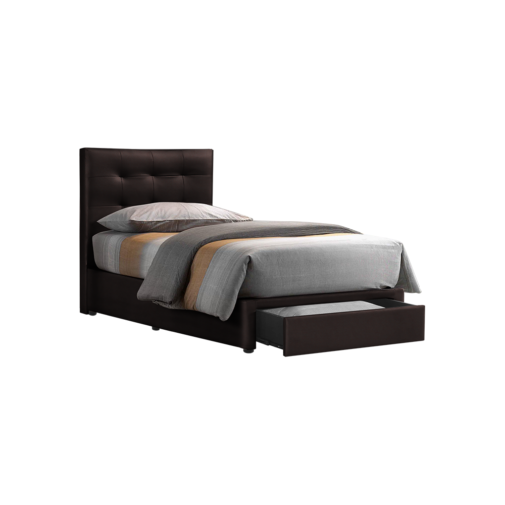 CLOE - Mix & Match Divan Bed Frame (with drawer) - Single / Super Single / Queen / King