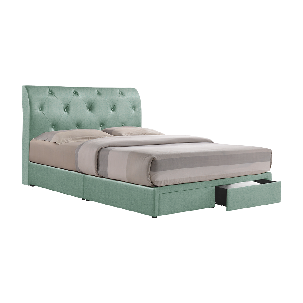 COWELL - Mix & Match Divan Bed Frame (with drawer) - Single / Super Single / Queen / King