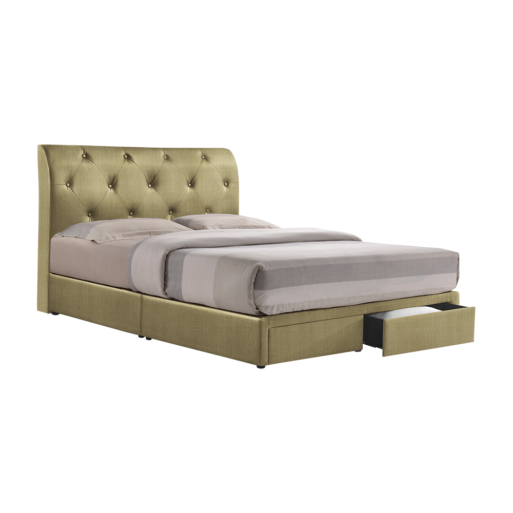COWELL - Mix & Match Divan Bed Frame (with drawer) - Single / Super Single / Queen / King