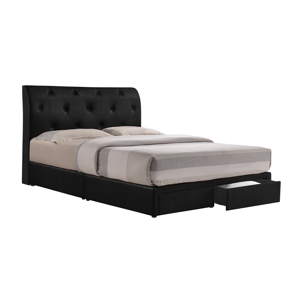 COWELL - Mix & Match Divan Bed Frame (with drawer) - Single / Super Single / Queen / King