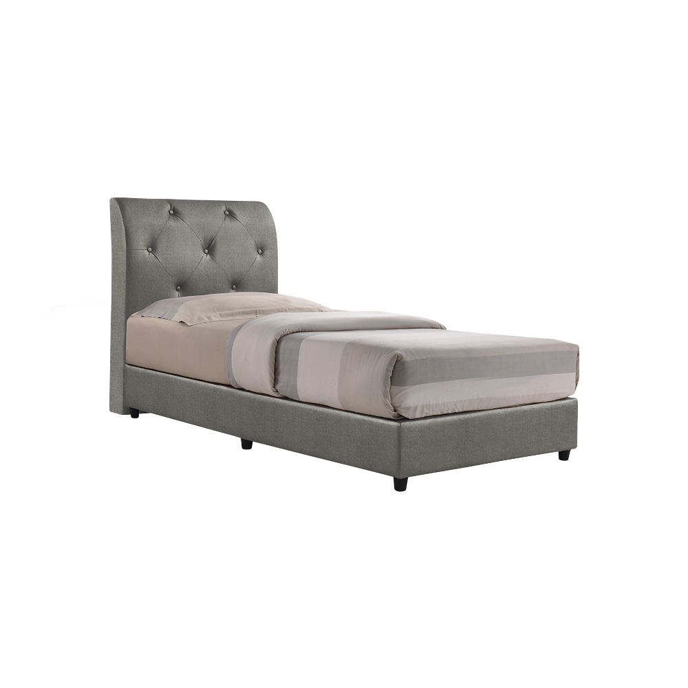 COWELL - Mix & Match Divan Bed Frame (without drawer) - Single / Super Single / Queen / King
