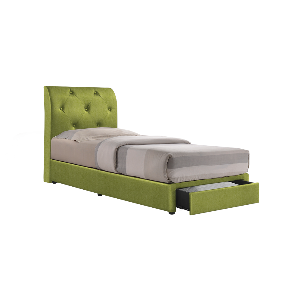 COWELL - Mix & Match Divan Bed Frame (with drawer) - Single / Super Single / Queen / King