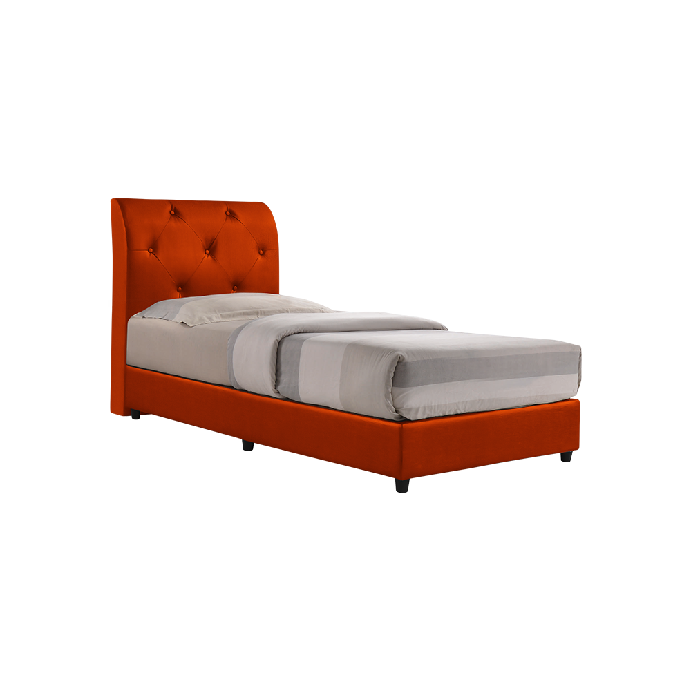 COWELL - Mix & Match Divan Bed Frame (without drawer) - Single / Super Single / Queen / King