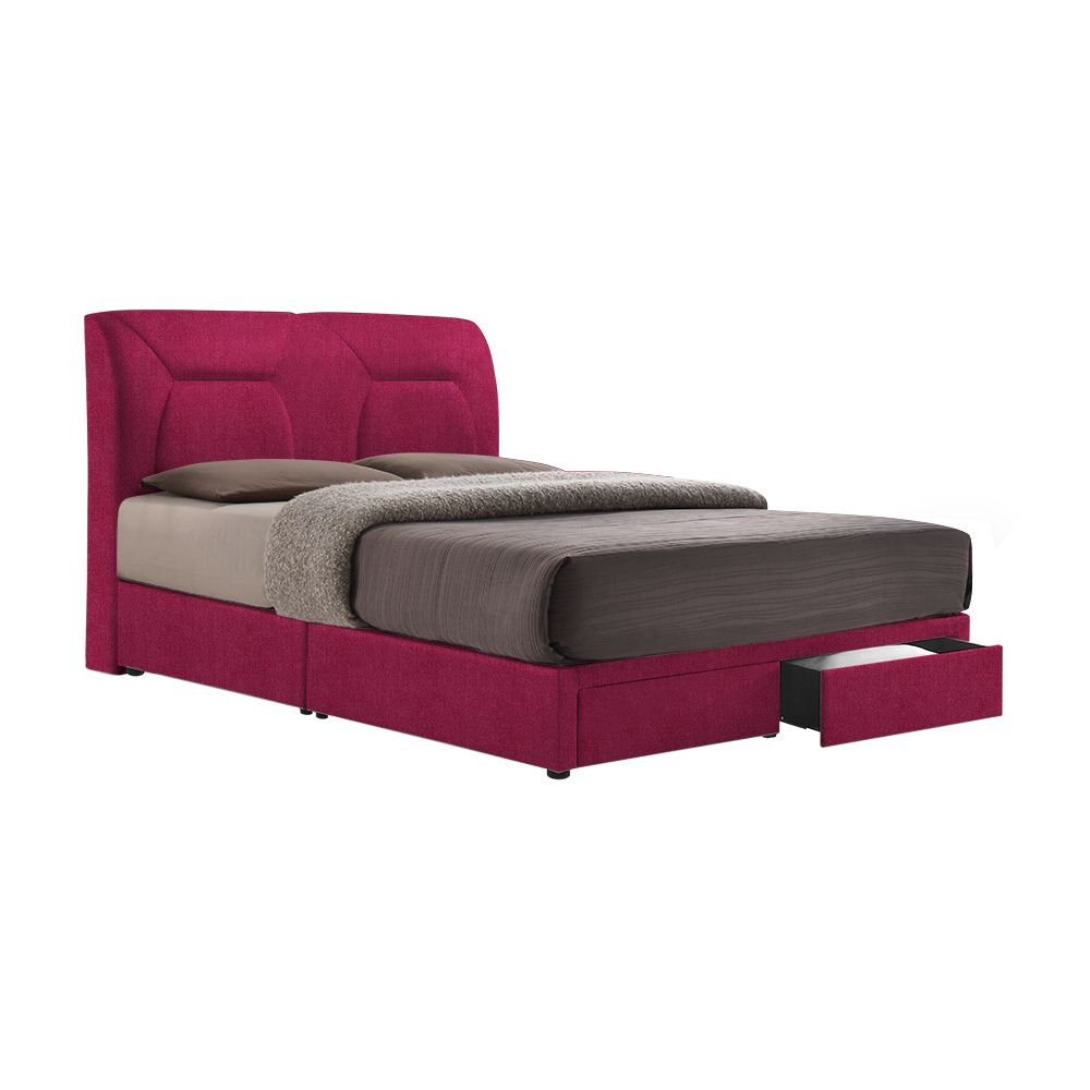 ELISE - Mix & Match Divan Bed Frame (with drawer) - Single / Super Single / Queen / King