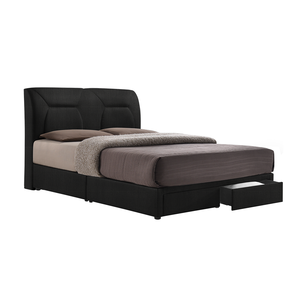 ELISE - Mix & Match Divan Bed Frame (with drawer) - Single / Super Single / Queen / King