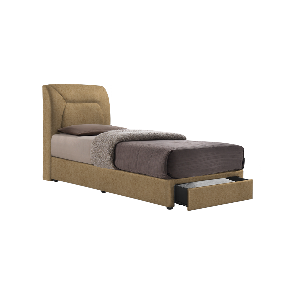 ELISE - Mix & Match Divan Bed Frame (with drawer) - Single / Super Single / Queen / King