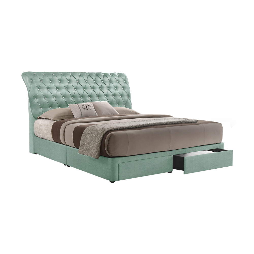 FLORENCE - Mix & Match Divan Bed Frame (with drawer) - Queen / King