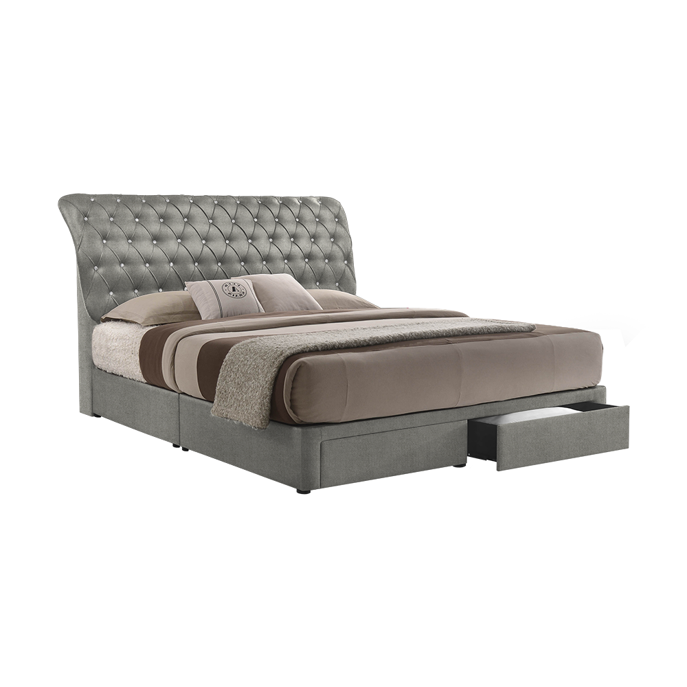 FLORENCE - Mix & Match Divan Bed Frame (with drawer) - Queen / King
