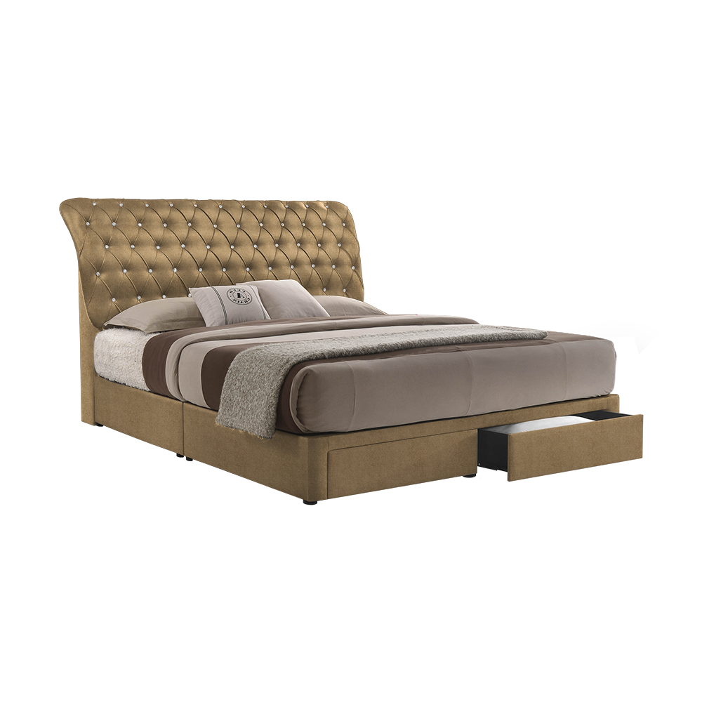 FLORENCE - Mix & Match Divan Bed Frame (with drawer) - Queen / King
